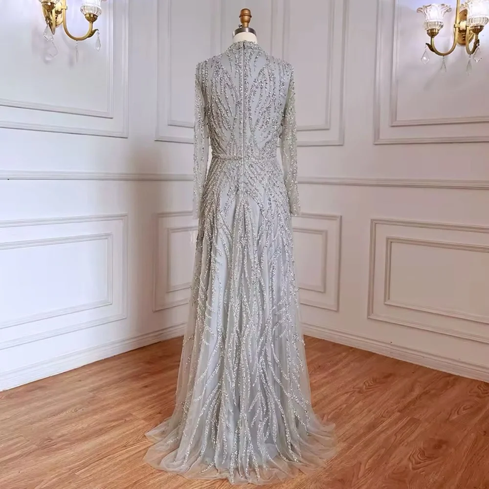 Serene Hill Mermaid Elegant Luxury Evening Dress - Picture 2 of 7